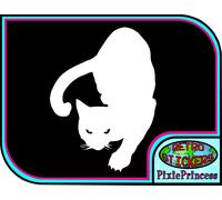 Gatto Nero Gattino D Adesivo Vinile Auto Camion Poster Arte Murale Camera