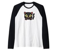 Gatto Nero, Gotico Maglia con Maniche Raglan