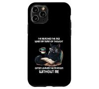 Gatto Nero Ho Raggiunto TheAge Quando Il Mio Treno Di Pensiero Custodia per iPhone 11 Pro