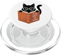 Gatto Nero Legge L'Arte della Guerra Divertente PopSockets PopGrip per MagSafe