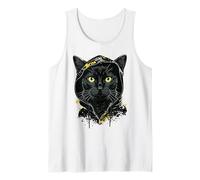 Gatto Nero Occhi Gialli Gatti Felici Canotta