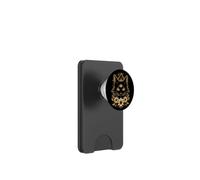 Gatto nero Terzo Halloween Occhio Floreale Luna Donne Ragazze PopSockets PopWallet per MagSafe
