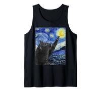 Gatto Notte Stellata Van Gogh Canotta