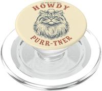 Gatto occidentale Purr'n'er Best in West Retro Style PopSockets PopGrip per MagSafe