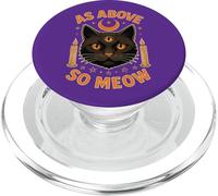 Gatto occulto come sopra così miao strega mistico Halloween PopSockets PopGrip per MagSafe