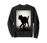 Gatto Ombra Carino Gattino Felino Proprietario Animale Domestico Uomini Felpa