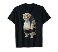 Gatto Paffuto Pancia Grossa Gatti Umorismo Fat Cat Maglietta