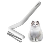 Gatto Pettine, Spazzola per Cani di Piccola Taglia per Cani di Piccola Taglia, Sicuro e Liscio, Facile da Pulire, pour Chiens Chats Lapins à Poil Court et Long, Chien Accessoires -Bianco