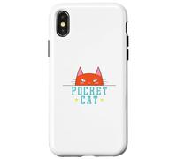 Gatto "Pocket Cat" Custodia per iPhone X/XS