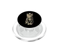 Gatto Punk Ribelle PopSockets PopGrip per MagSafe