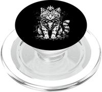 Gatto Punk Ribelle PopSockets PopGrip per MagSafe