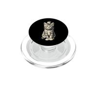 Gatto Punk Ribelle PopSockets PopGrip per MagSafe