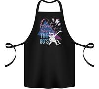 Gatto Purrty Come It's The 80s Cotone Grembiule 100% Biologico