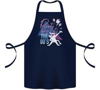 Gatto Purrty Come It's The 80s Cotone Grembiule 100% Biologico