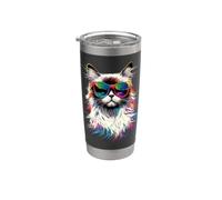 Gatto Ragdoll Mamma di Gatto Ragdoll Gatto Dolce Ragdoll Bicchiere termico in acciaio inox doppia parete