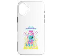 Gatto Ramen UFO Kawaii Teen Girl Anime Stuff Estetica Kitty Custodia per iPhone 16 Plus