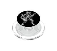 Gatto Ribelle Musicista Rock con Occhiali da Sole PopSockets PopGrip per MagSafe