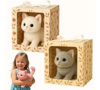 Gatto robot per adulti, gatti robot AI - I miei gatti robot realistici che si comportano come un vero gatto - Abbaiare, camminare, scodinzolare la coda - Interazione emotiva realistica per bambini (2