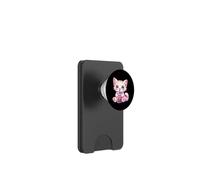Gatto Rosa Carino Kawaii Anime Bere Bubble Tea Ragazze PopSockets PopWallet per MagSafe