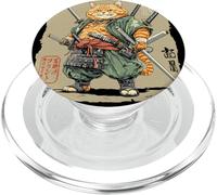 Gatto Samurai duro Spade multiple Master Warrior Art PopSockets PopGrip per MagSafe