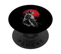 Gatto Samurai Giapponese Estetica Ninja Art PopSockets PopGrip Adesivo