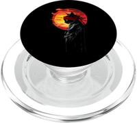 Gatto Samurai Giapponese Estetica Ninja Art PopSockets PopGrip per MagSafe