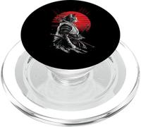Gatto Samurai Giapponese Estetica Ninja Art PopSockets PopGrip per MagSafe