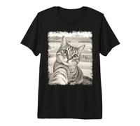 Gatto Selfie Vienna Austria Palazzo Viaggio Maglietta Premium