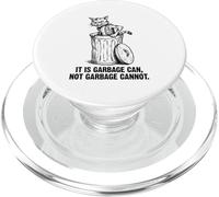 Gatto selvatico È Garbage Can Non Garbage Cannot Divertente Vintage PopSockets PopGrip per MagSafe