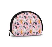 Gatto siamese e gatto arancione bradipo musica portamonete folle portafogli portamonete portamonete elegante portachiavi cerniera piccole borse cosmetiche per trucco