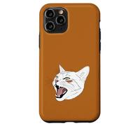 Gatto sibilante Feral Ma Carino Angry Little Fur Demone Gattino Custodia per iPhone 11 Pro