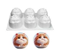 Gatto Silicone Mold, Kitten Cake Moulds, 3D Cat Shape Silicone Mold, Torta Baking Mold, Dolci Cake Moulds, Schiuma Silicone Mold, Soap Chocolate Making Mold, Cat Shape Cake Mould, 3D Silicone Cake