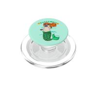 Gatto sirena per gatti e gli amanti dell'oceano Purrrmaid PopSockets PopGrip per MagSafe