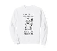 Gatto Sono Piccolo e sensibile Ma Anche combattimi Divertente Felpa