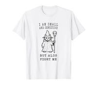 Gatto Sono Piccolo e sensibile Ma Anche combattimi Divertente Maglietta