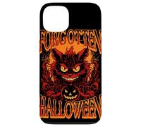 Gatto spettrale con zucca dimenticata Halloween Design Kids Custodia per iPhone 13