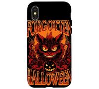 Gatto spettrale con zucca dimenticata Halloween Design Kids Custodia per iPhone X/XS