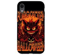Gatto spettrale con zucca dimenticata Halloween Design Kids Custodia per iPhone XR