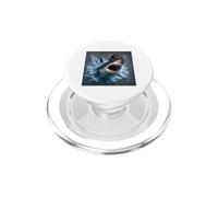 Gatto Squalo che salta fuori dall'acqua Opera d'arte per gli amanti dell'oceano PopSockets PopGrip per MagSafe