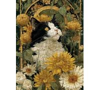 Gatto Straniero Puzzle 1000 Pezzi, 3D Puzzle per Adulti Impegnativo, Educa Puzzles Artistico, Divertente E Stimolante Puzzles Decorativo per La Famiglia, Regalo e Decorazione Pareti FNKL6-1112