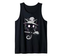 Gatto Strega Halloween | Witchy Witchcore Wicca Stregoneria Canotta