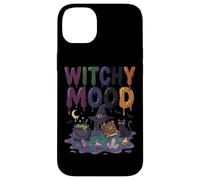 Gatto Stregato Di Halloween Cauldron Magic Custodia per iPhone 14 Plus