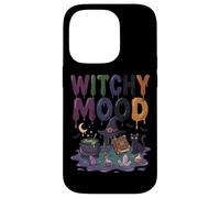 Gatto Stregato Di Halloween Cauldron Magic Custodia per iPhone 14 Pro