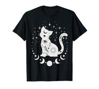 Gatto stregone Boho, Gatto astrologo, tarocco, Gatto Maglietta