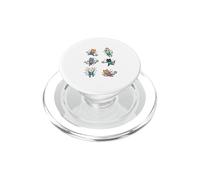 Gatto stupido che gioca a calcio simpatico portiere divertente calcio PopSockets PopGrip per MagSafe