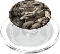Gatto Tatuaggio Gatto Divertente Meme Inchiostro Kitty Umorismo Tatuatore PopSockets PopGrip per MagSafe
