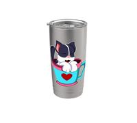 Gatto Tazza Bicchiere termico in acciaio inox doppia parete