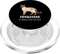 Gatto Tonkinese troppo intelligente per il proprio buon animale domestico design PopSockets PopGrip per MagSafe