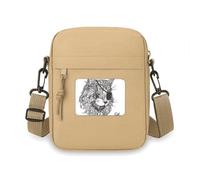 gatto umano vernice occhio art deco moda Crossbody Bag cellulare borse borsa a tracolla mini borsa a tracolla