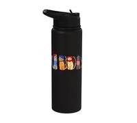 Gatto Un Deux Trois Stainless Steel Insulated Water Bottle